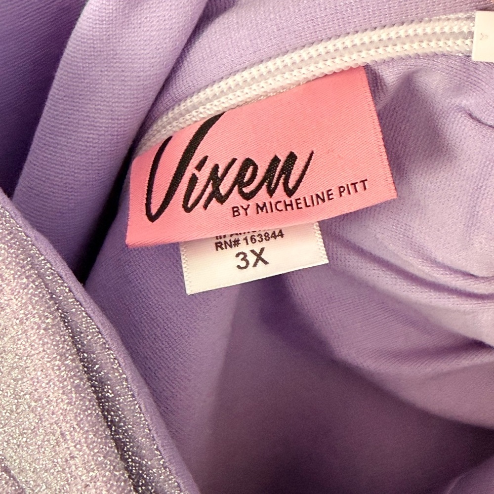Vixen by Micheline Pitt Lavender Dress - Picture 3 of 3